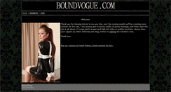 Desktop Screenshot of boundvogue.com